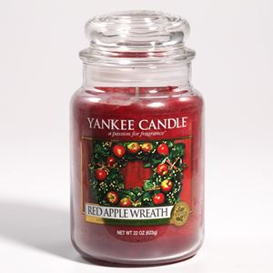 Picture of Red Apple Wreath large Jar (gross/grande)