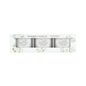Bild von WHITE GARDENIA SIGNATURE 3 PACK FILLED VOTIVE