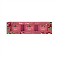 Bild von BLACK CHERRY SIGNATURE 3 PACK FILLED VOTIVE
