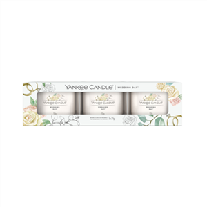 Picture of WEDDING DAY® SIGNATURE 3 PACK FILLED VOTIVE