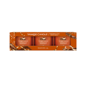 Picture of CINNAMON STICK SIGNATURE 3 PACK FILLED VOTIVE
