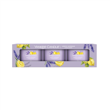 Picture of LEMON LAVENDER SIGNATURE 3 PACK FILLED VOTIVE