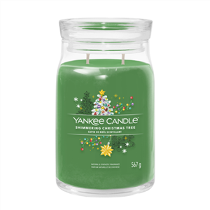 Picture of SHIMMERING CHRISTMAS TREE SIGNATURE LARGE JAR