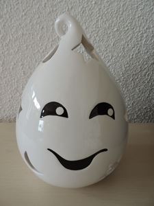 Picture of Halloween Ghost Wink  Tea Light Holder