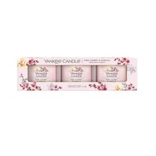 Picture of PINK CHERRY & VANILLA SIGNATURE 3 PACK FILLED VOTIVE