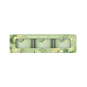 Picture of VANILLA LIME SIGNATURE 3 PACK FILLED VOTIVE