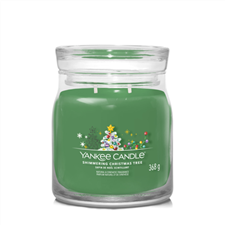 Picture of SHIMMERING CHRISTMAS TREE SIGNATURE MEDIUM JAR