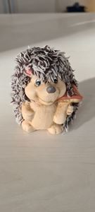 Picture of Igel Braun mit Pilz  9x9x10.5 cm
